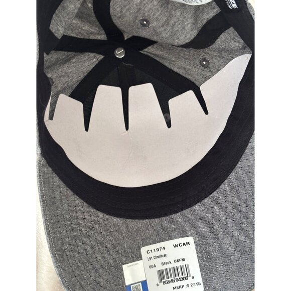 Nike Legacy91 Unisex One Size Black Chambray Knights Cap Adjustable Baseball Hat - Picture 5 of 6